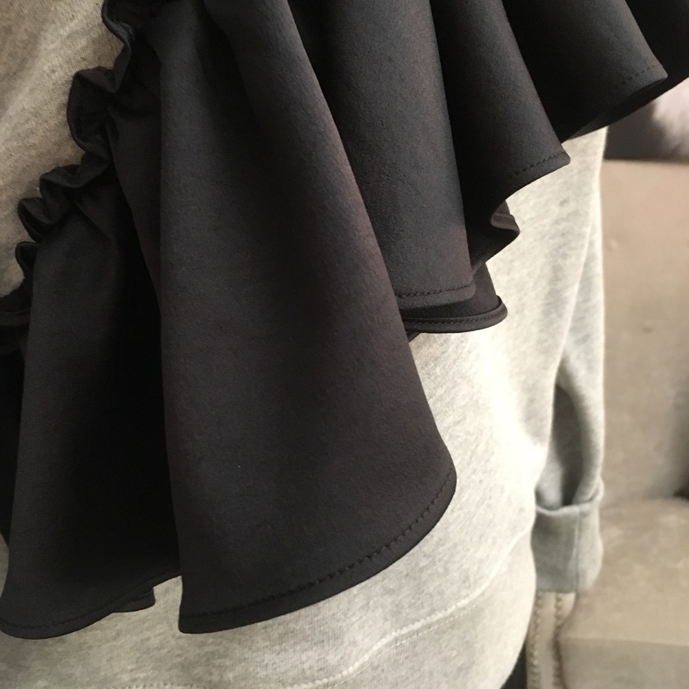 J Crew Ruffled Sweatshirt - Picture 7 of 8